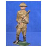 Vintage Lead Army Doughboy Toy Soldier