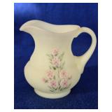 Fenton Hand Painted Satin Custard Creamer Pitcher