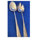 Italian Silver-Plated Salad Serving Set