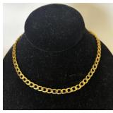 Gold Over Stainless Necklace 20'