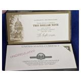 Monetary Exchange Uncirculated $2 Bills