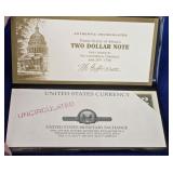 Monetary Exchange Uncirculated $2 Bills