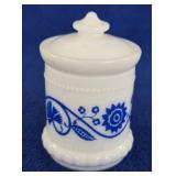 Hazel Atlas 'Sweet Pea' Condiment Jar