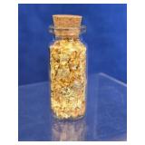 Gold Flakes in a Bottle