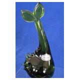 Hand Blown Green Glass from Rainbow Glass Co.