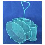 Turquoise Picnic Buffet Caddy