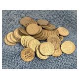 50 Silver Roosevelt Dimes