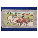 Vintage 1953 Kently Antique Autos Advertising Tray