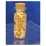 Gold Flakes in a Bottle