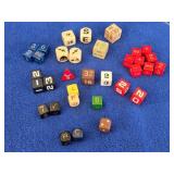Assorted Dice from different games