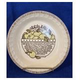 Vintage Royal China Jeannette Pie Plate, Apple Pie