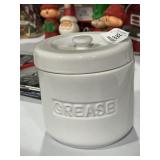 Grease Jar with Lid