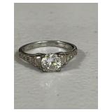 Sterling Silver Engagement Ring