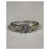 Sterling Silver Amethyst Ring