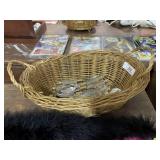 Vintage Flatware in Basket