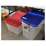2 Large Storage Totes