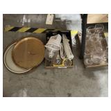 Electric Knife, Trays & Glasses