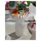 Blown Glass Snowman Collectible