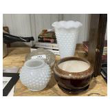 Milk Glass & Other Items