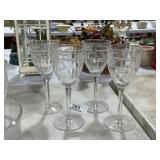 4 Piece Fostoria Glass Set