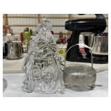 Vintage Serving Dish & Figurine