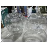 Pumpkin & Apple Cookie Jars & Lids