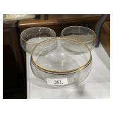 Vintage Salad Bowl & Serving Bowls