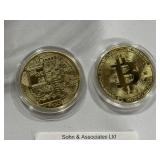 2 Gold Bit Coins