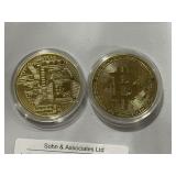 2 Gold Bit Coins