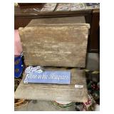 Antique Desk & Bluegrass Sign