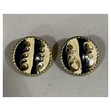 Vintage Enamel Earrings