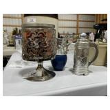 Ornate Candle & Avon Items