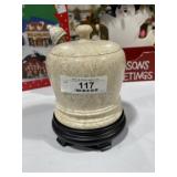 Ornate Marble Jar with Lid