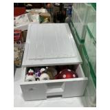 Vintage items in Storage Tote