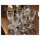 Stem Crystal Shot Glasses