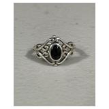 Sterling Silver Onyx Ring
