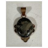 Vintage Copper Gemstone Pendant
