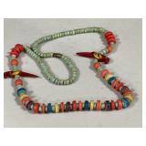 Vintage Wood Beat Parrot Necklace