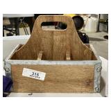 Wood & Metal Carry Box