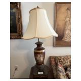 Painted Porcelain Table Lamp