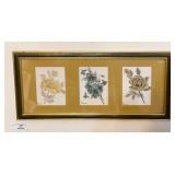 Framed Floral Print & Henderson Print