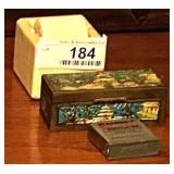 Stamp Box, Stamp Roller / Moistener & Misc.