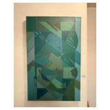 Wall Art, Rug, Iron & Clothes Rack