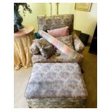 Floral Chair & Stool