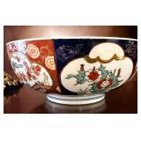 Gold Imari Hand Painted Bowl