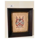 Framed Coat of Arms