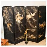4 Section Asian Folding Screen
