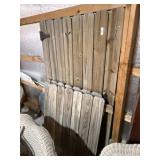 6' Wood Gate & 2 Fence Sections