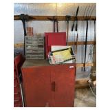 Steel Cabinet, Tools & Misc.
