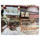 Vintage Tin Doll House & Misc. Child's Items